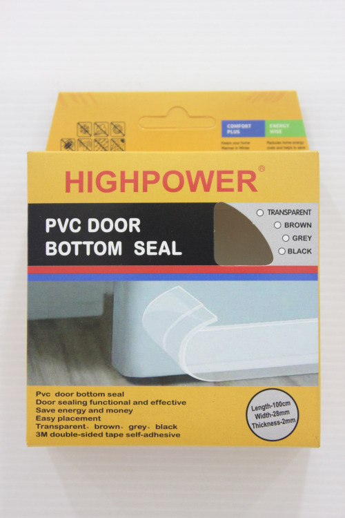 PVC DOOR BOTTOM SEAL (28mm x 2mm x 1METRE) ATech