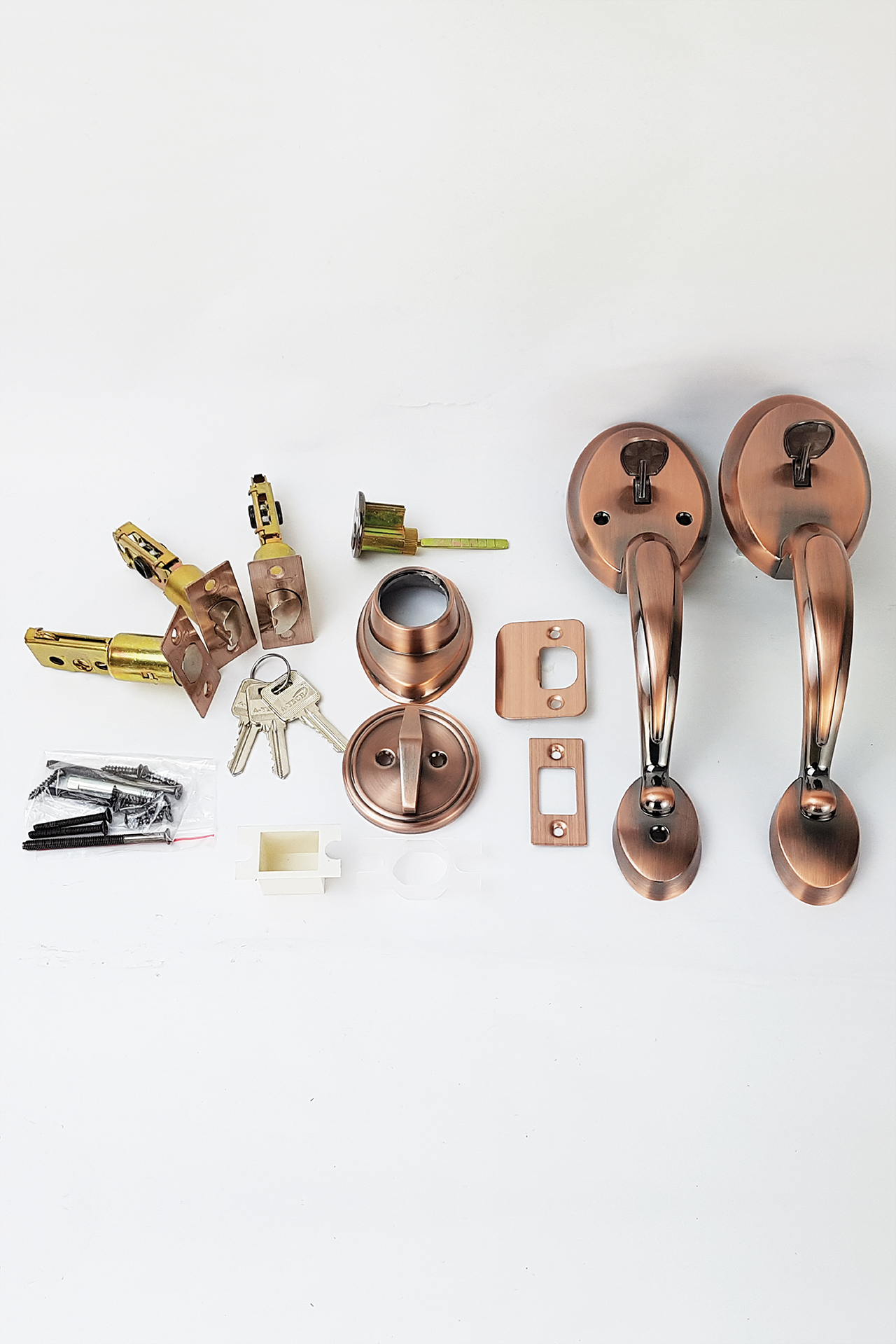 DOOR HANDLE LOCK SET (DOUBLE) ATech