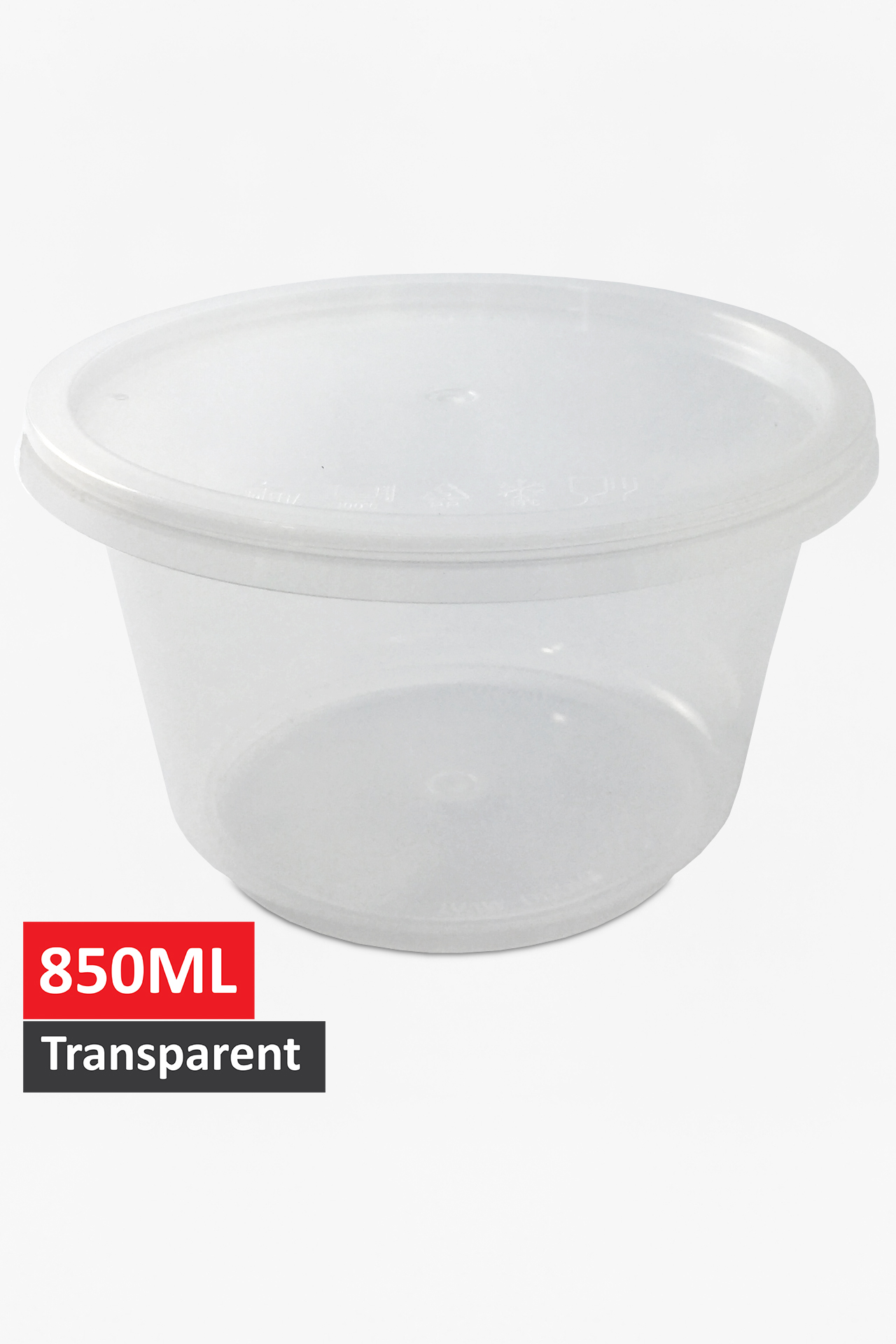 PLASTIC ROUND CONTAINER (850ML) ATech