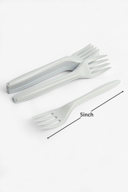 DISPOSABLE PLASTIC FORK (5 INCH) ATech