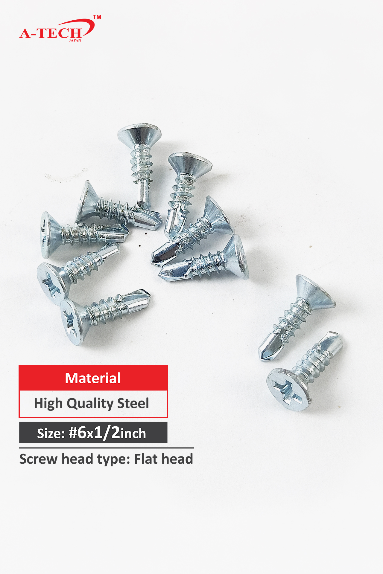 FH DRILL SCREW (#6 X 1/2") - Image 2