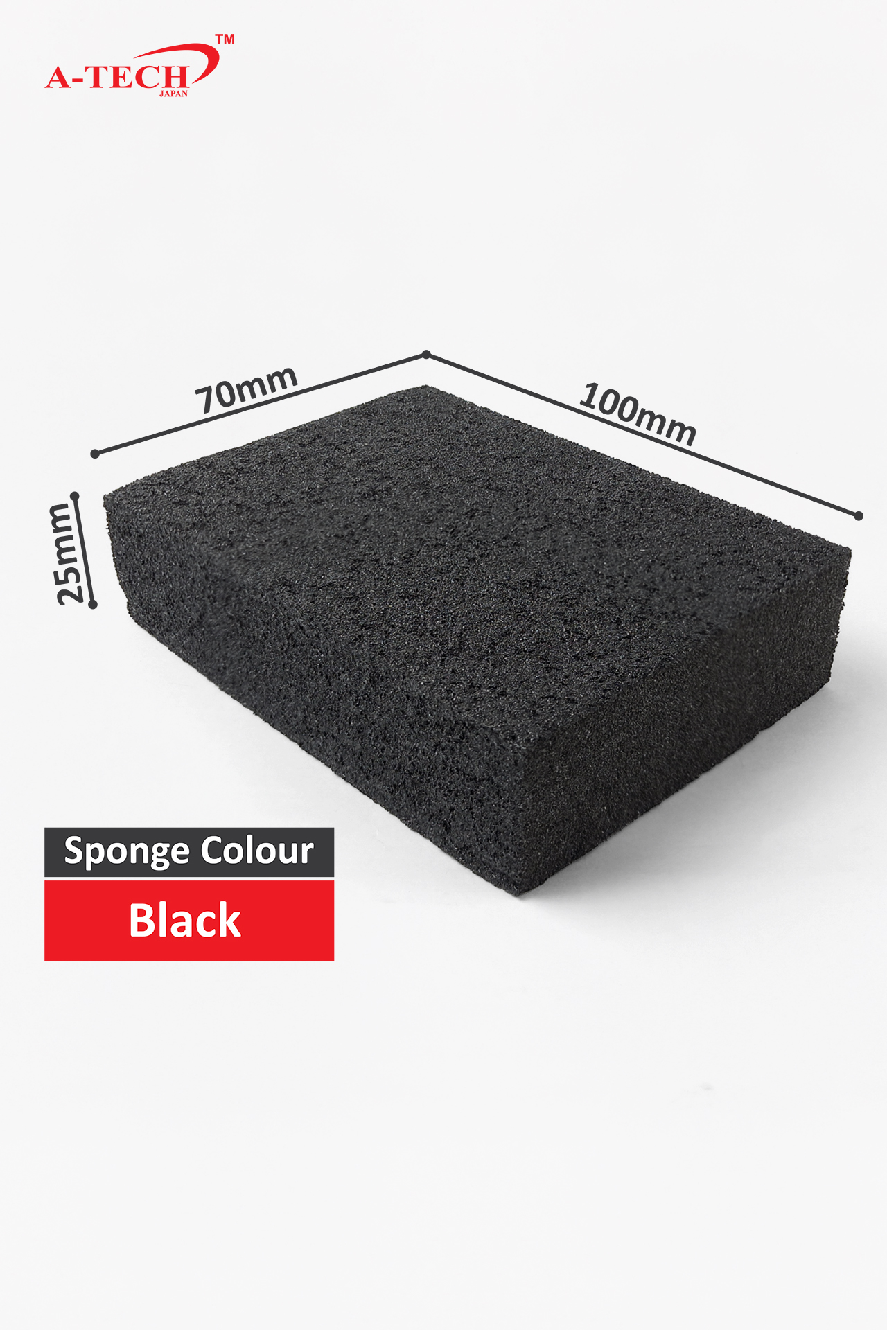 NANO EMERY SPONGE (BLACK) - Image 2