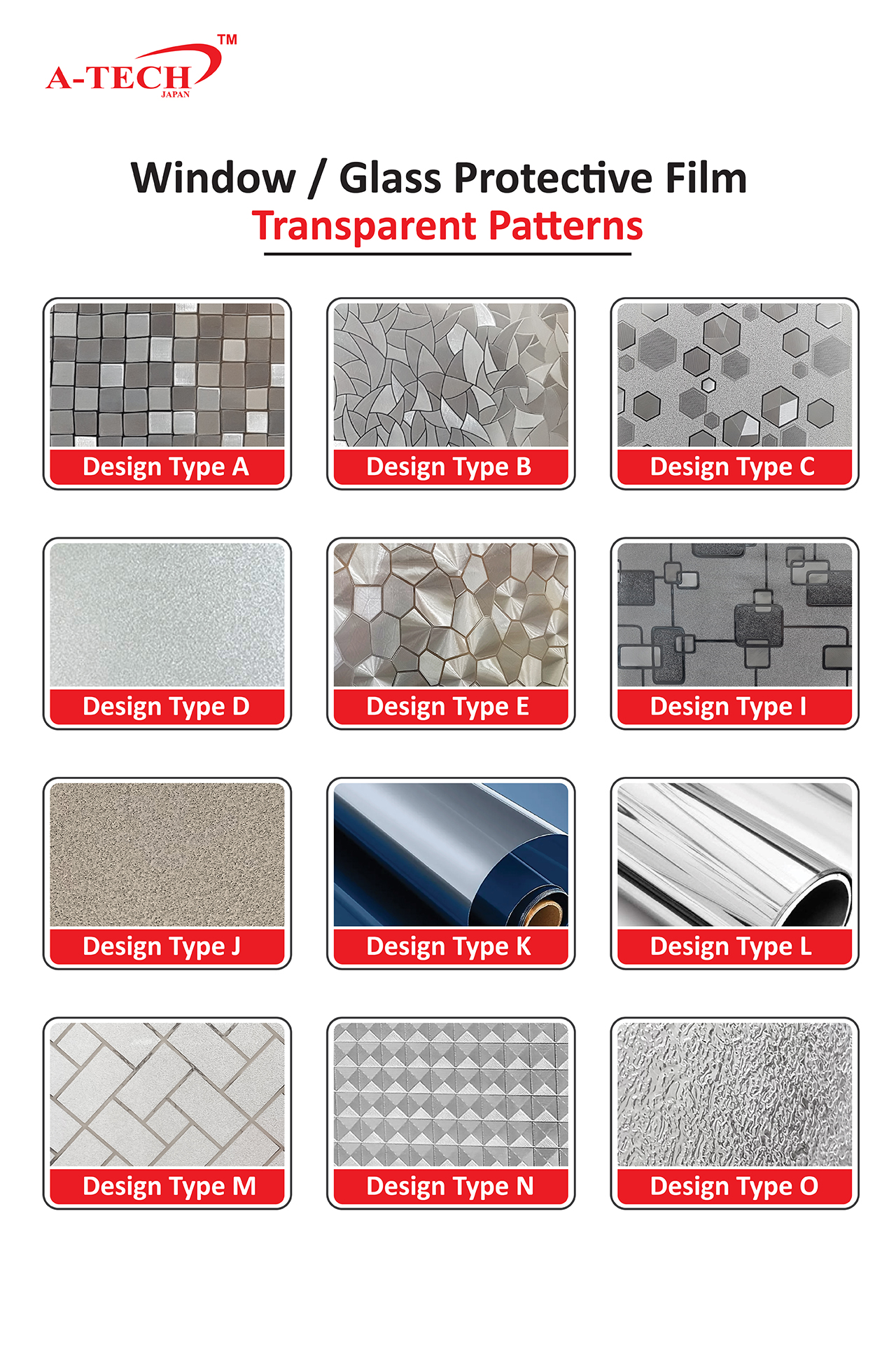 WINDOW/GLASS PROTECTIVE FILM - TINTED SERIES (90CM x 200CM) - Image 2