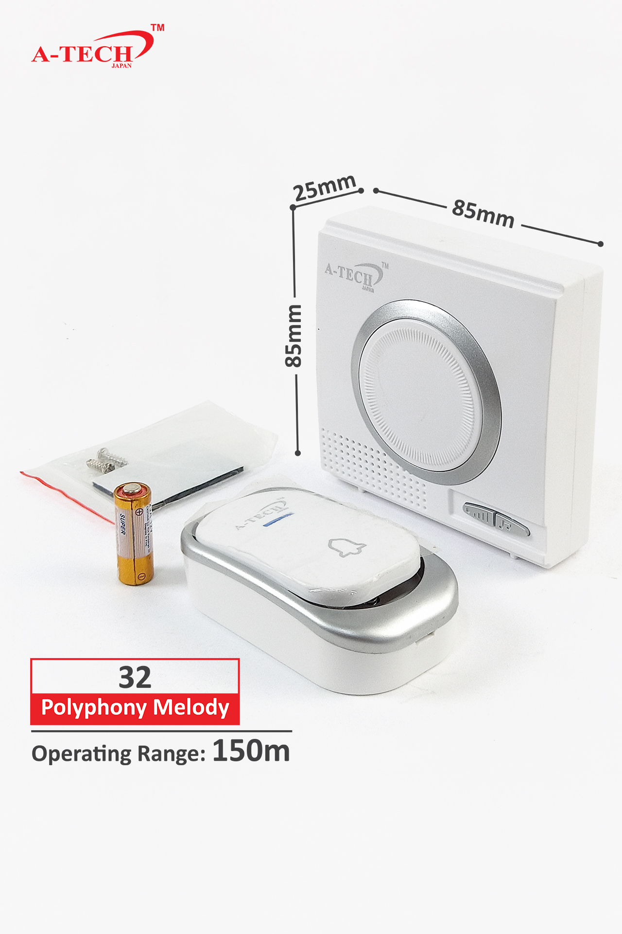 WIRELESS DIGITAL DOOR BELL (DC) - Image 2