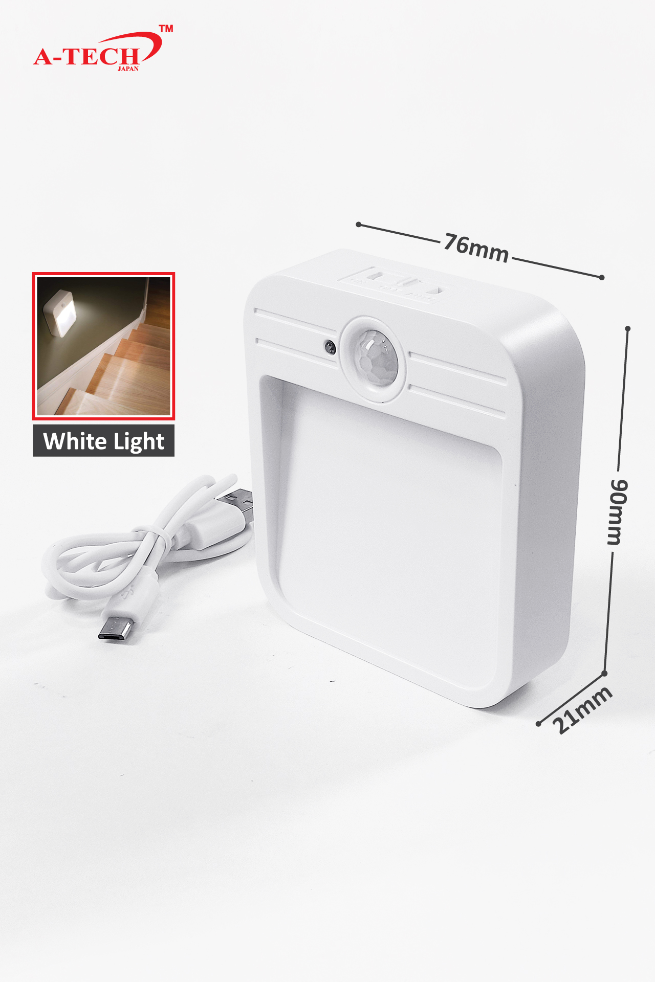 MOTION SENSOR LED LIGHT - RECHARGEABLE - Image 2