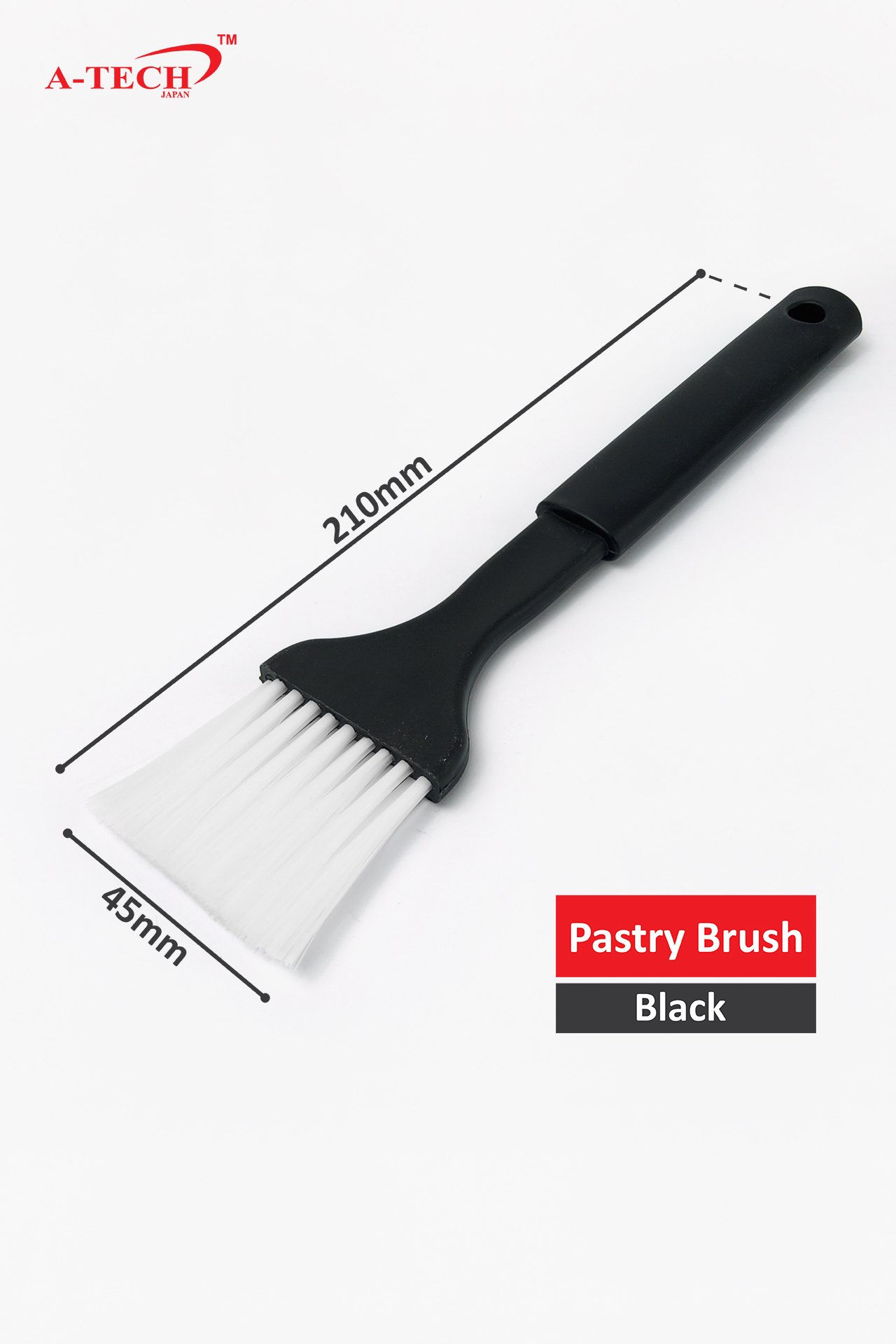 PASTRY BRUSH BLACK (L) - 210 X 45MM - Image 2