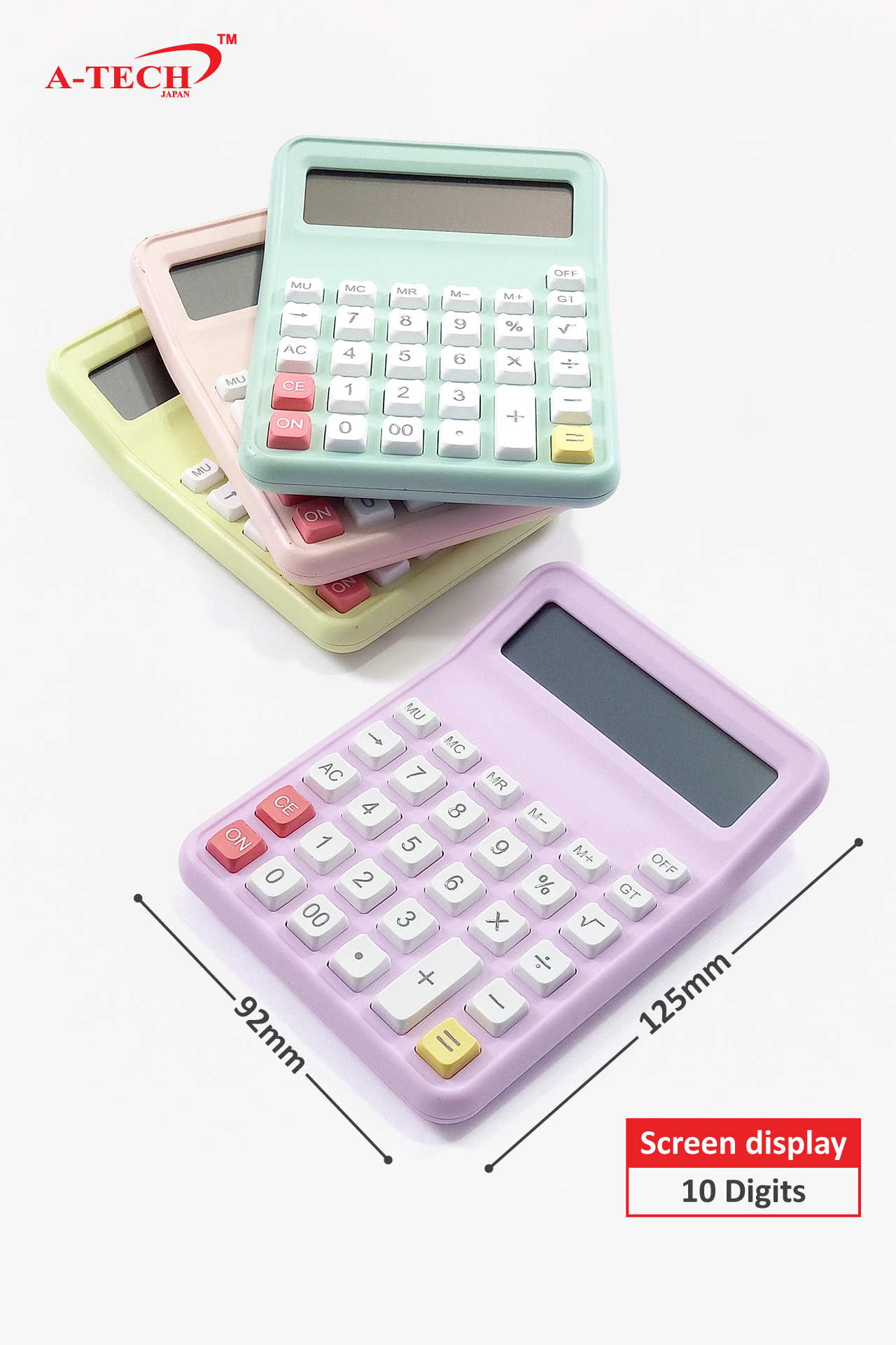 10 DIGIT ELECTRONIC CALCULATOR - Image 2